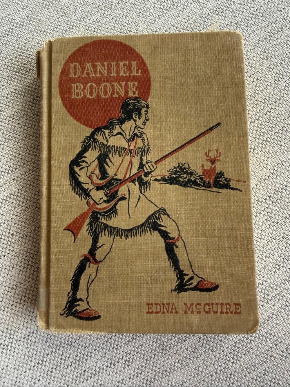 Original 1945 WWII Daniel Boone Book Antique